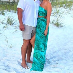 Two-piece fashion, nova maxi set